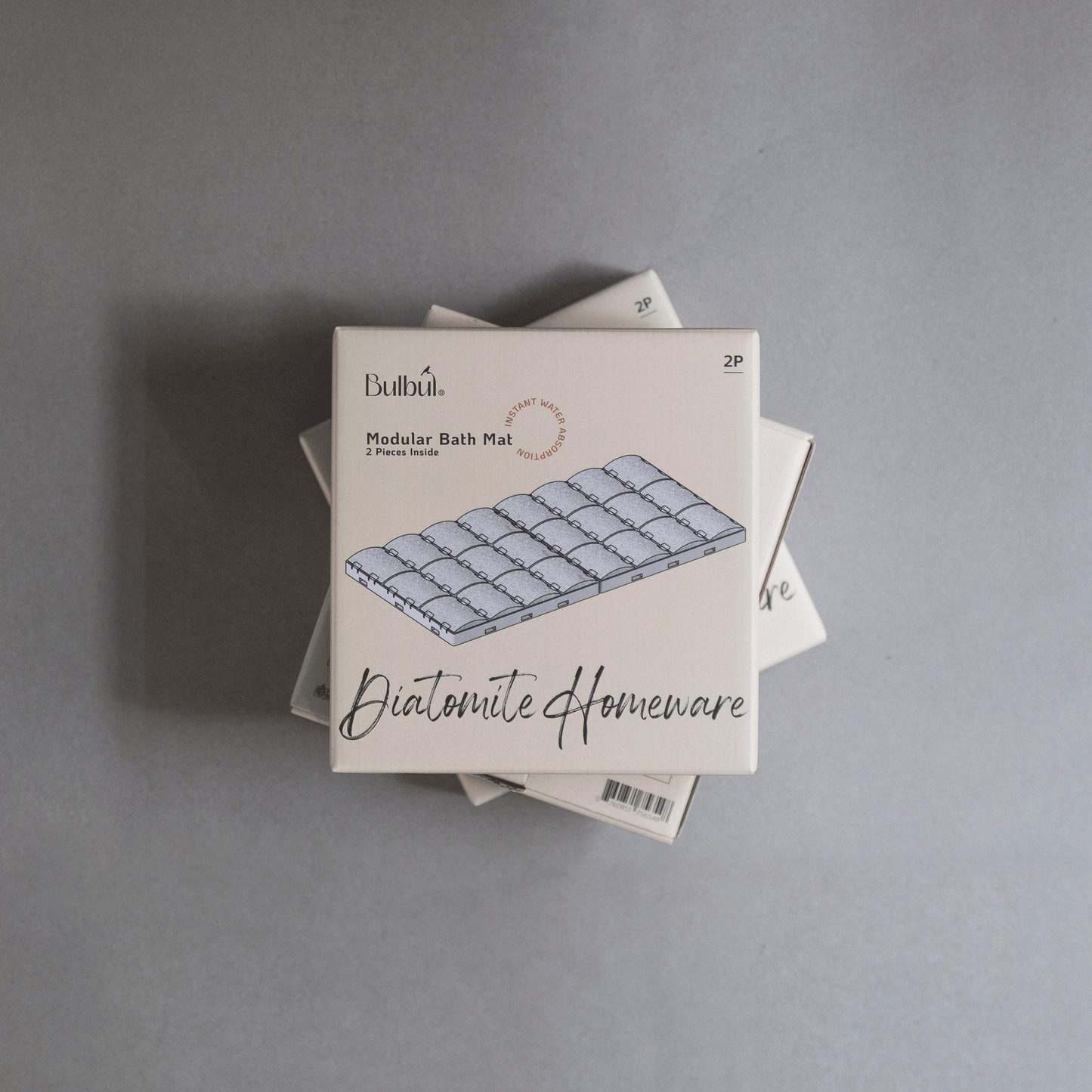 Bath mat Bulbul Diatomite Modular Bath Mat