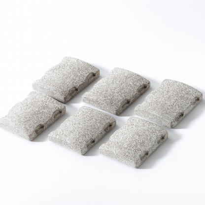 Diatomite Replacement Tiles for Modular Bath Mat (6 Tiles)