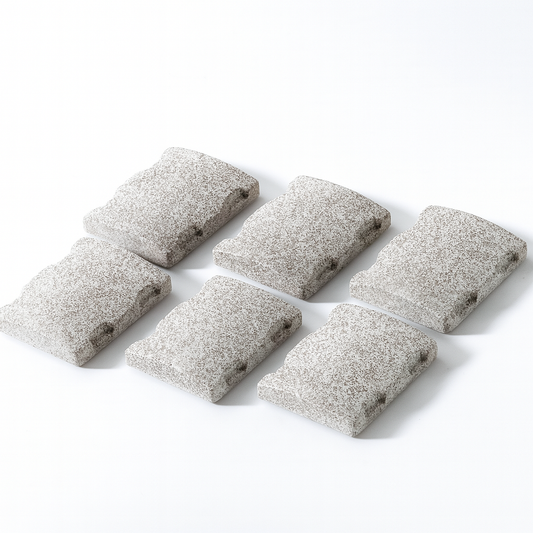 Diatomite Replacement Tiles for Modular Bath Mat (6 Tiles)