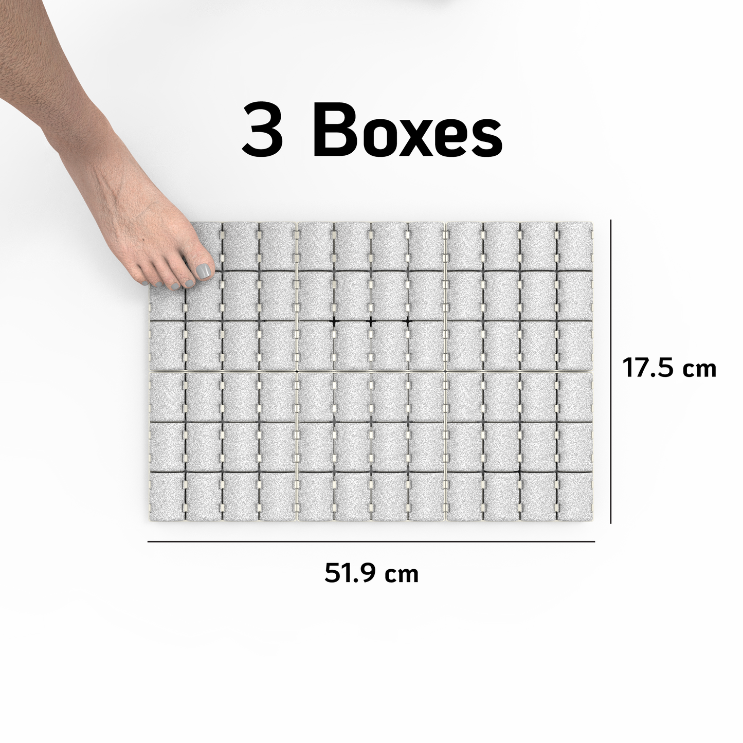 Diatomite Modular Bath Mat