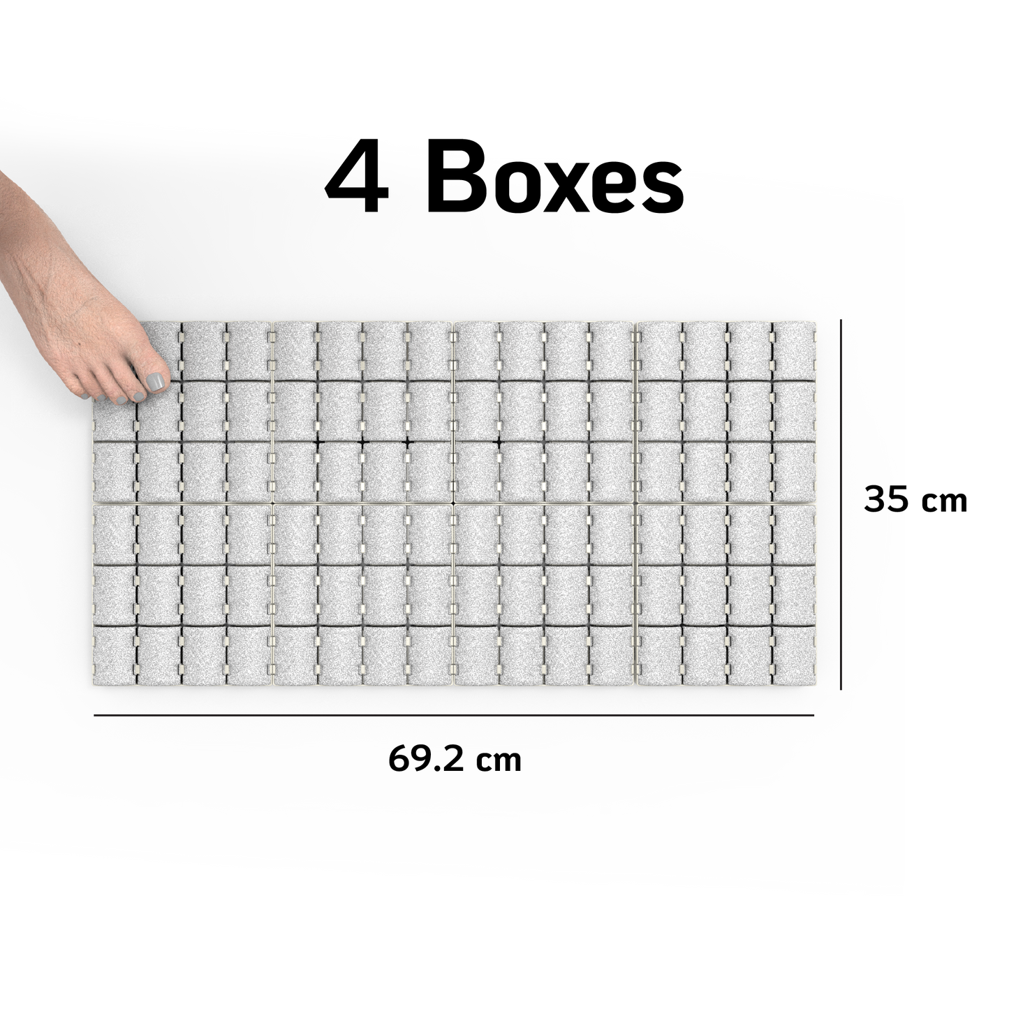 Diatomite Modular Bath Mat