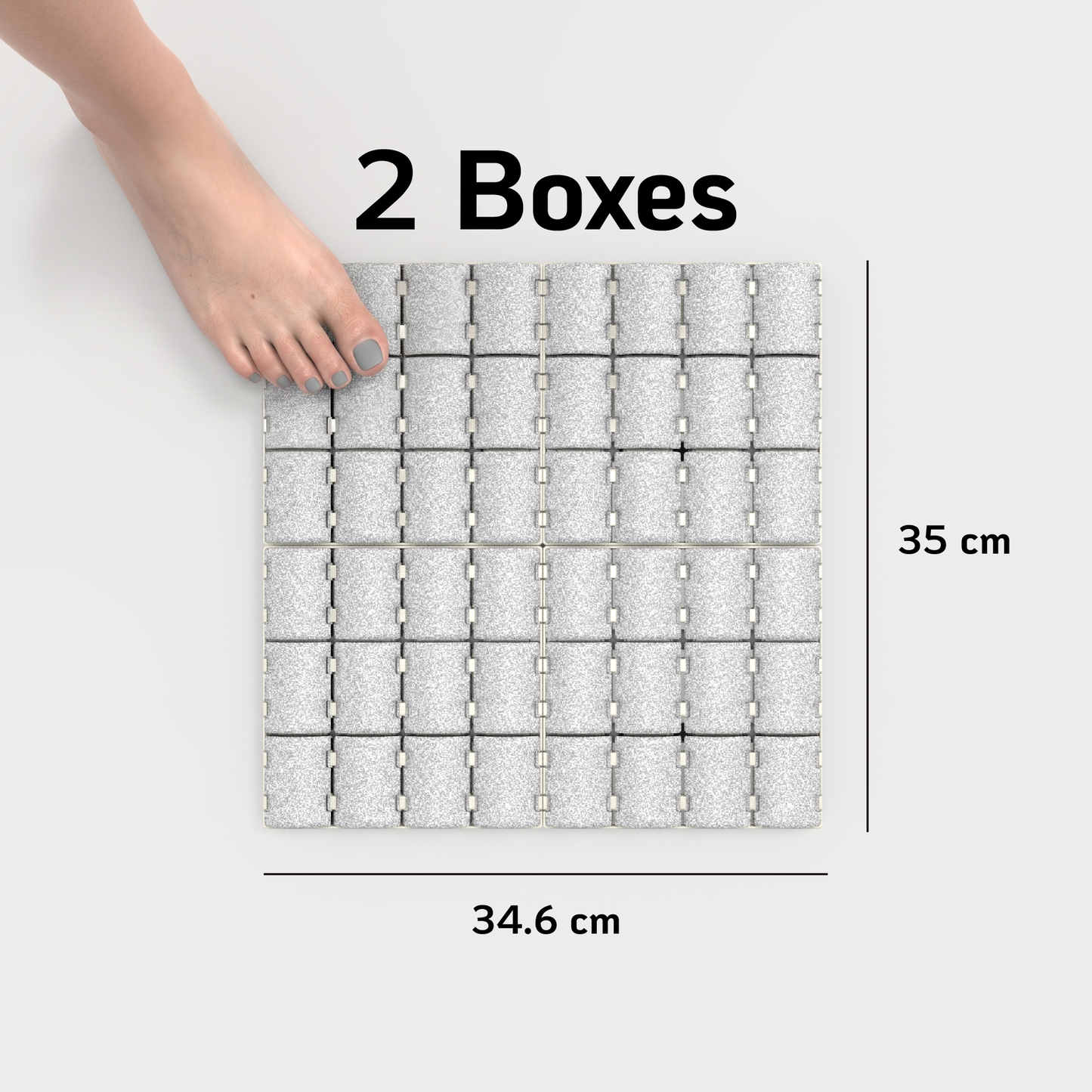 Diatomite Modular Bath Mat