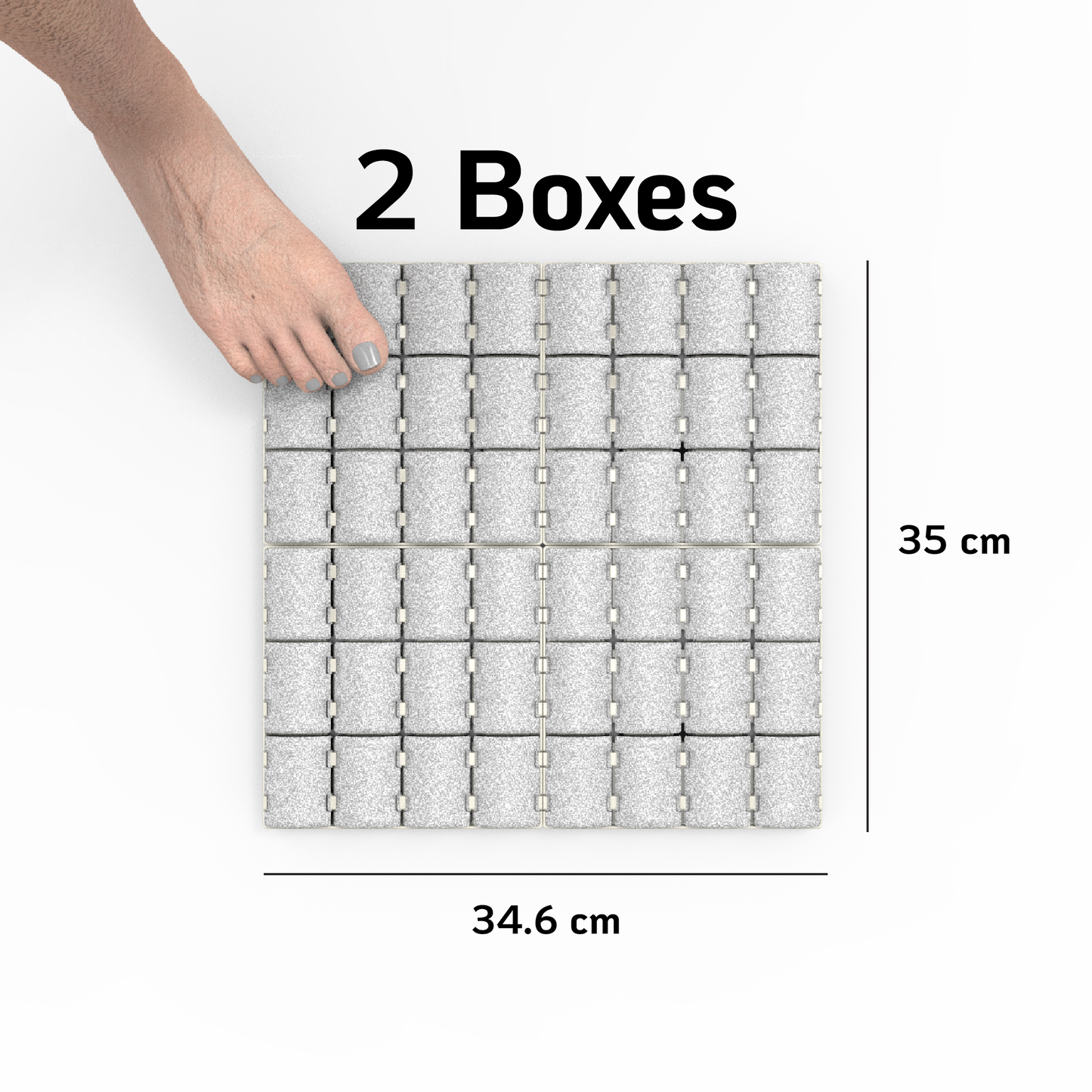 Diatomite Modular Bath Mat