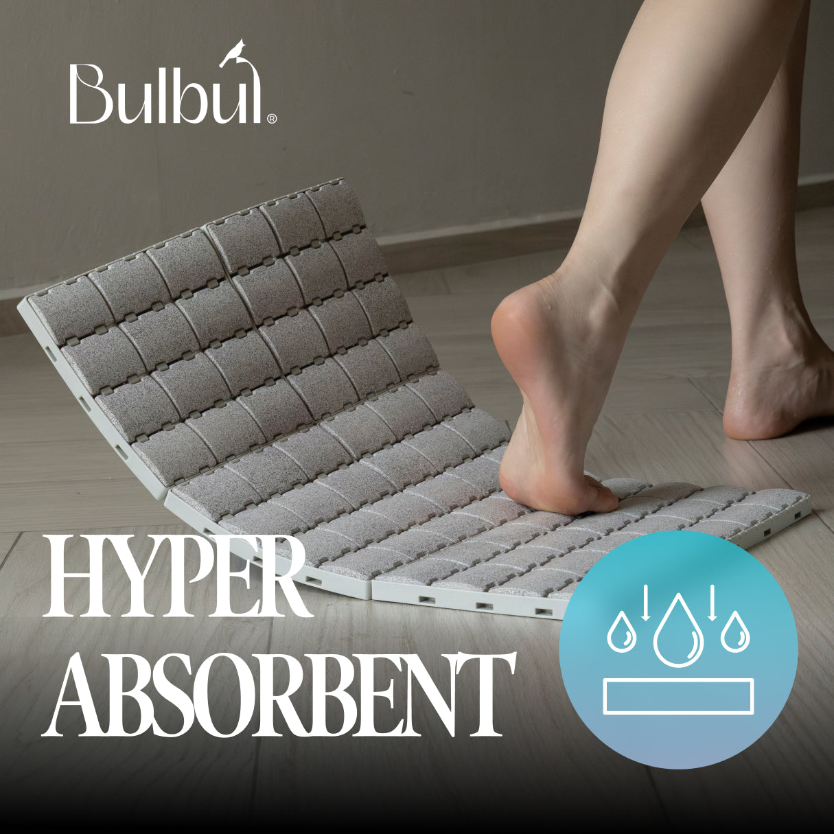 Diatomite Modular Bath Mat