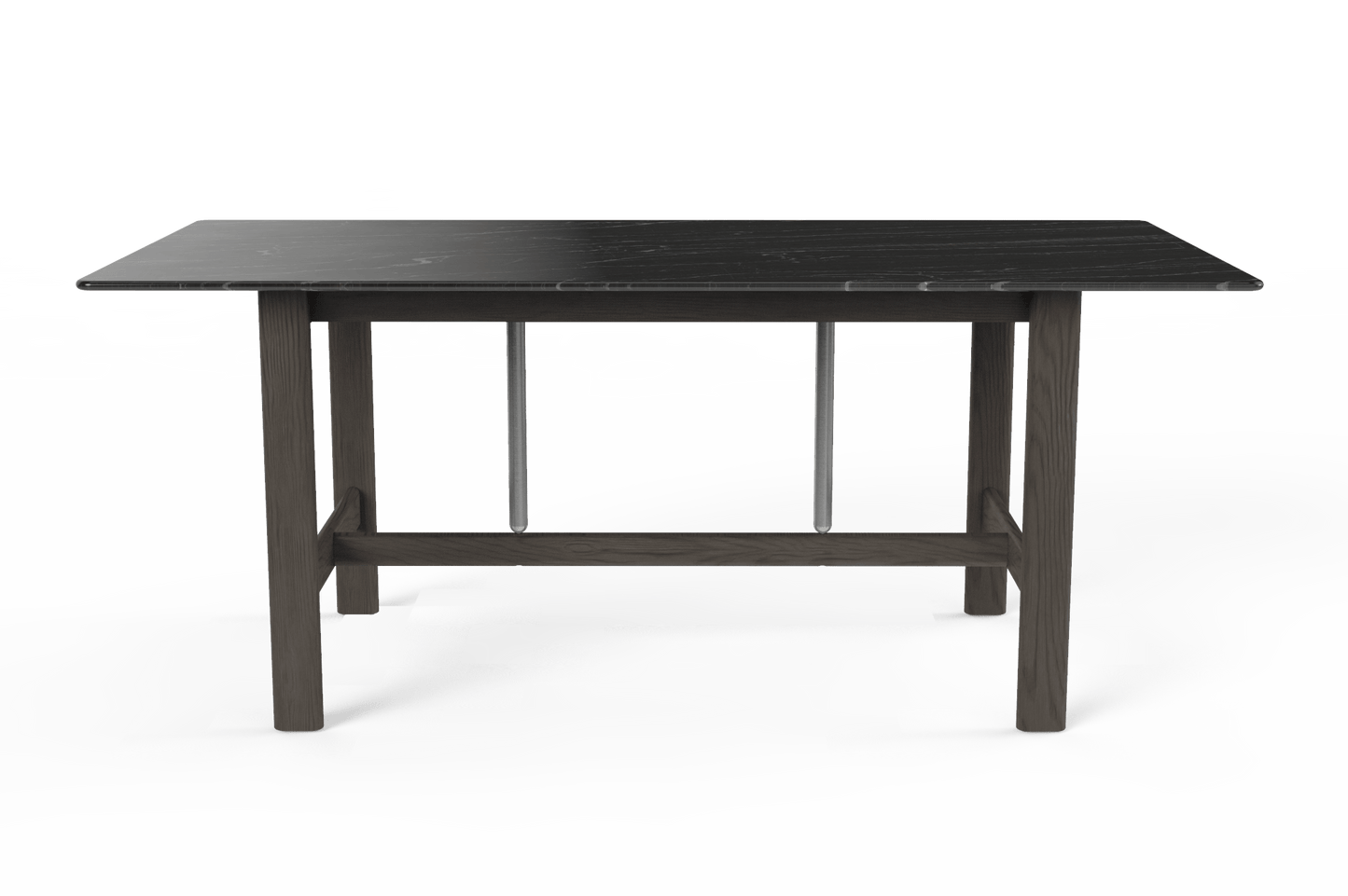 Life Marble Dining Table in Solid Ashwood Base - Bulbul