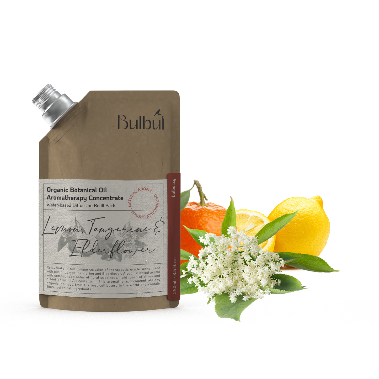 Aromatherapy Concentrate Bulbul Lemon, Tangerine and Elderflower Water-soluble Aromatherapy Essential Oil 250ml